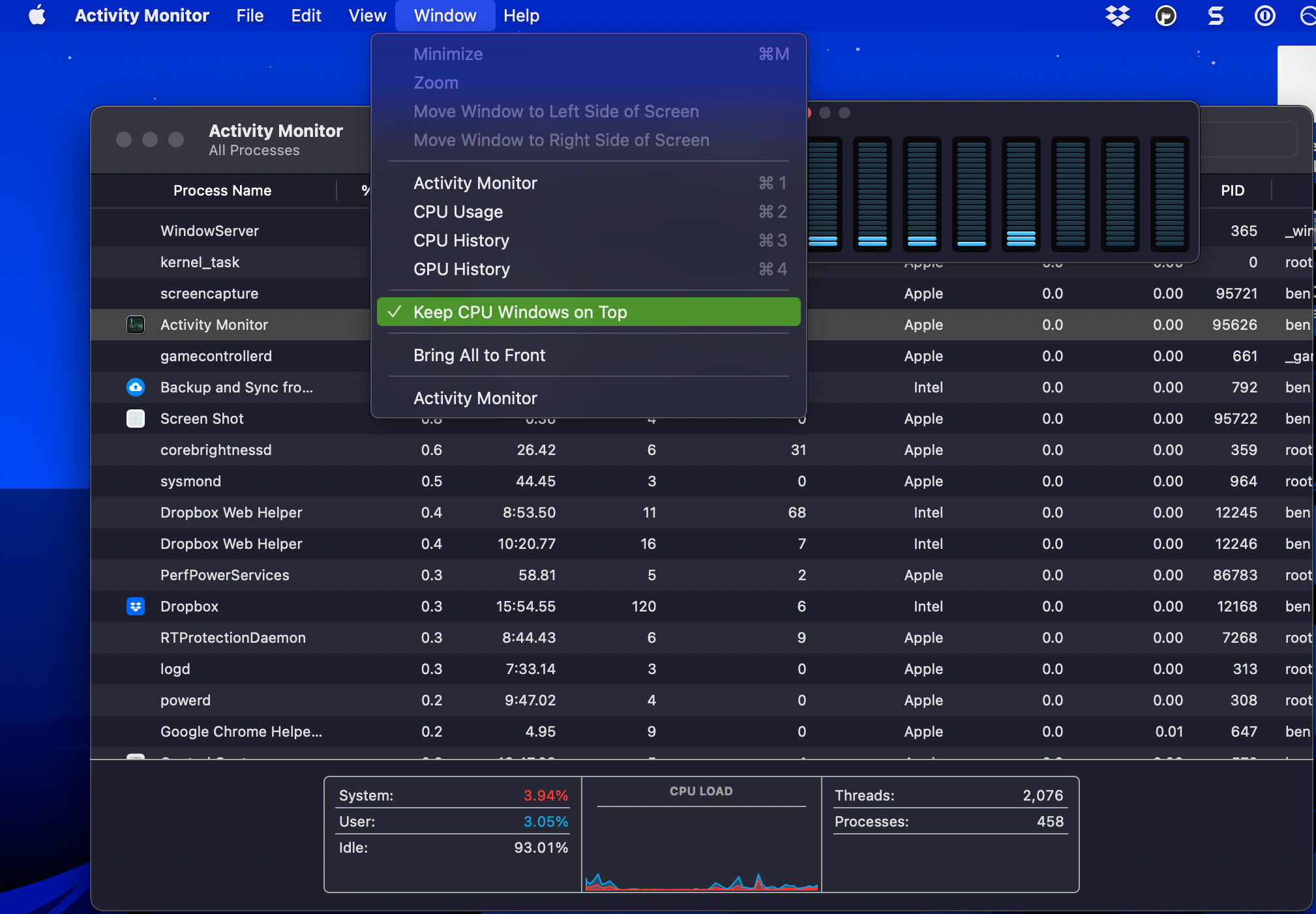 windows task manager look for mac